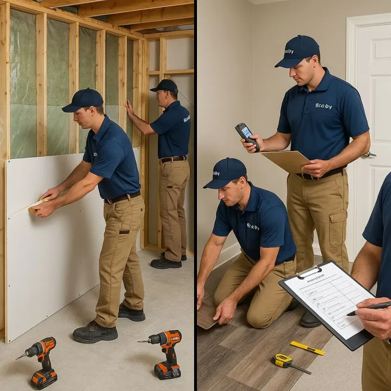 Repairs and Reconstruction process in Holiday Island, AR